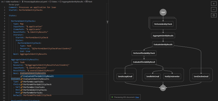 Easier Step Functions with the AWS Toolkit for VS Code